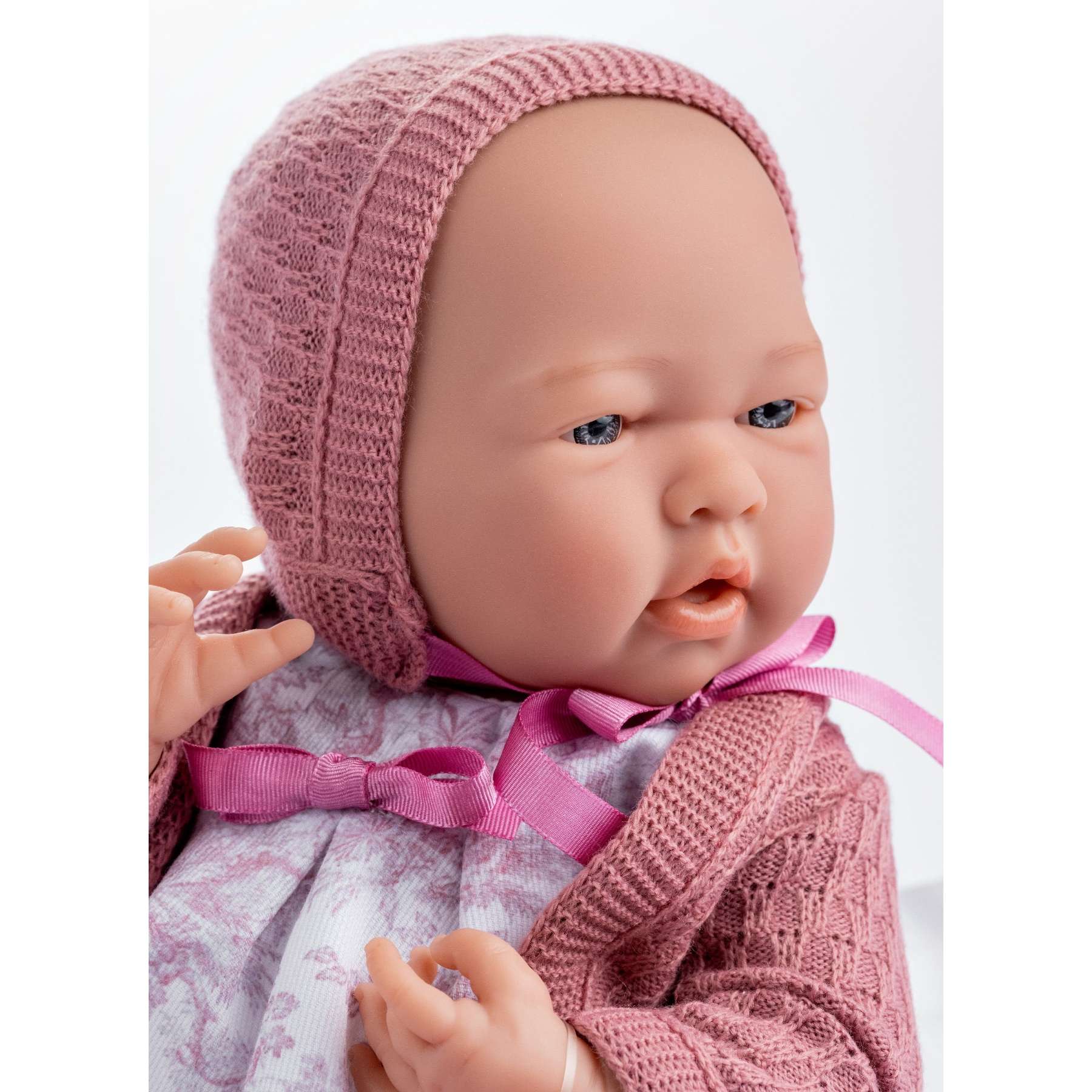 All-Vinyl La Newborn Doll in Royal Pink Set w/ Accessories - Dolls and Accessories