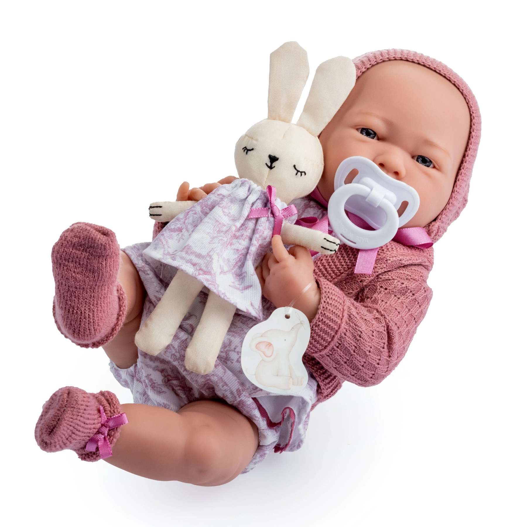 All-Vinyl La Newborn Doll in Royal Pink Set w/ Accessories - Dolls and Accessories