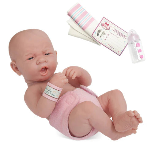 Original Handcrafted in Spain La Newborn Baby Doll "First Yawn" Real Girl