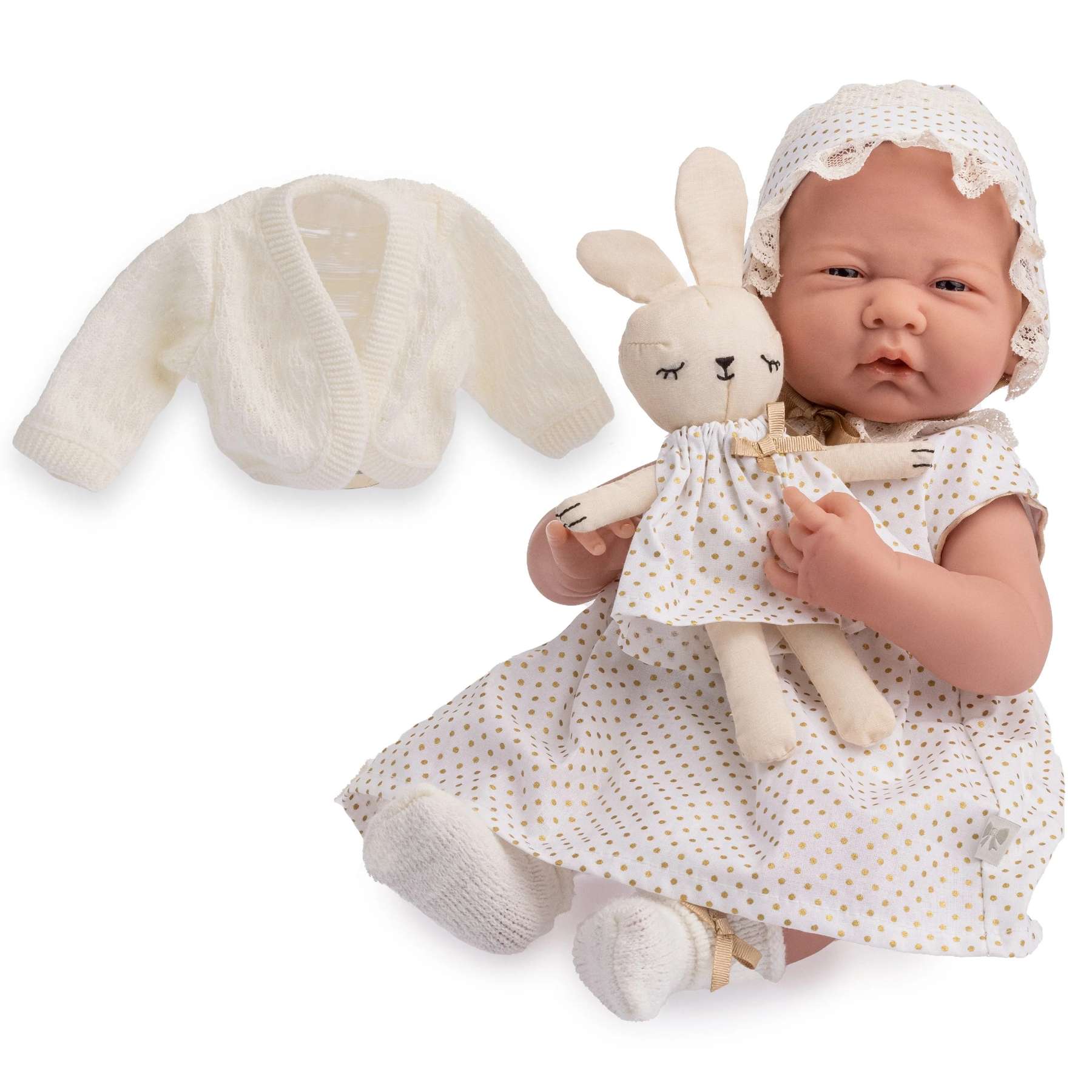 Soft Body La Newborn in Deluxe Royal Themed Outfit w/ Accessories - Dolls and Accessories