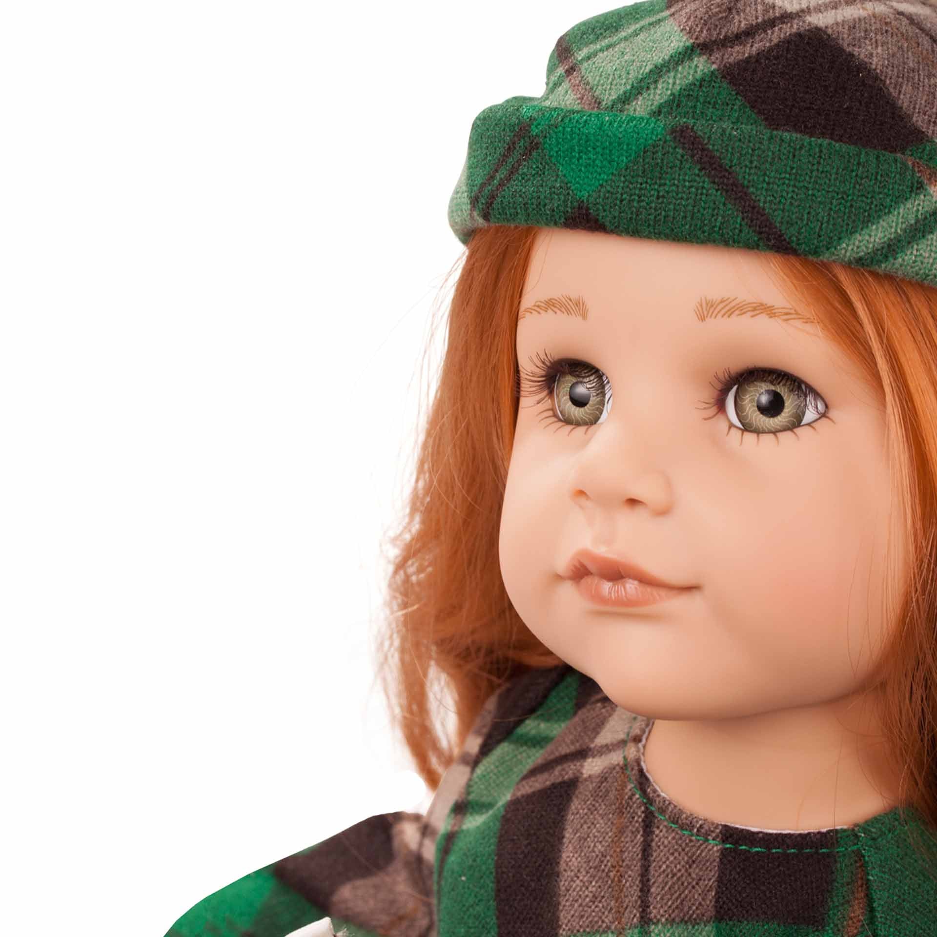 Hannah and her dog (In Leopard print) - Dolls and Accessories