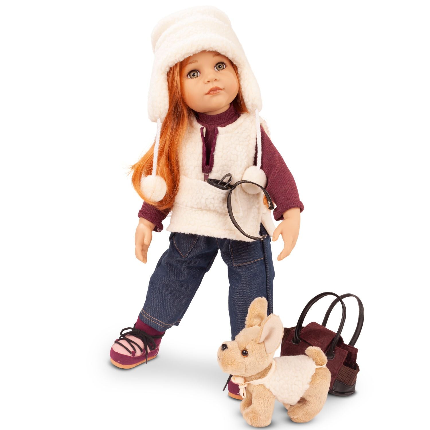 Hannah and her dog - Dolls and Accessories