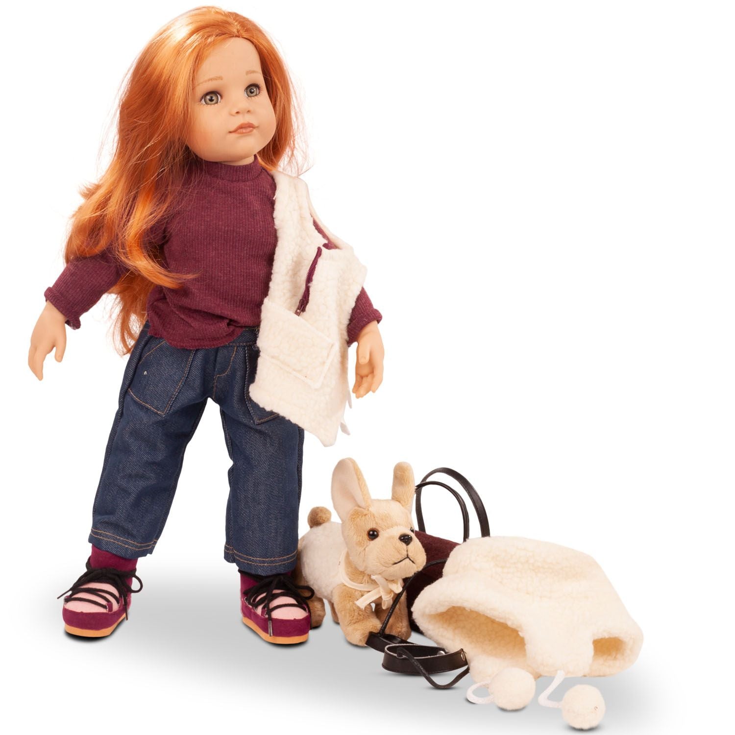 Hannah and her dog - Dolls and Accessories