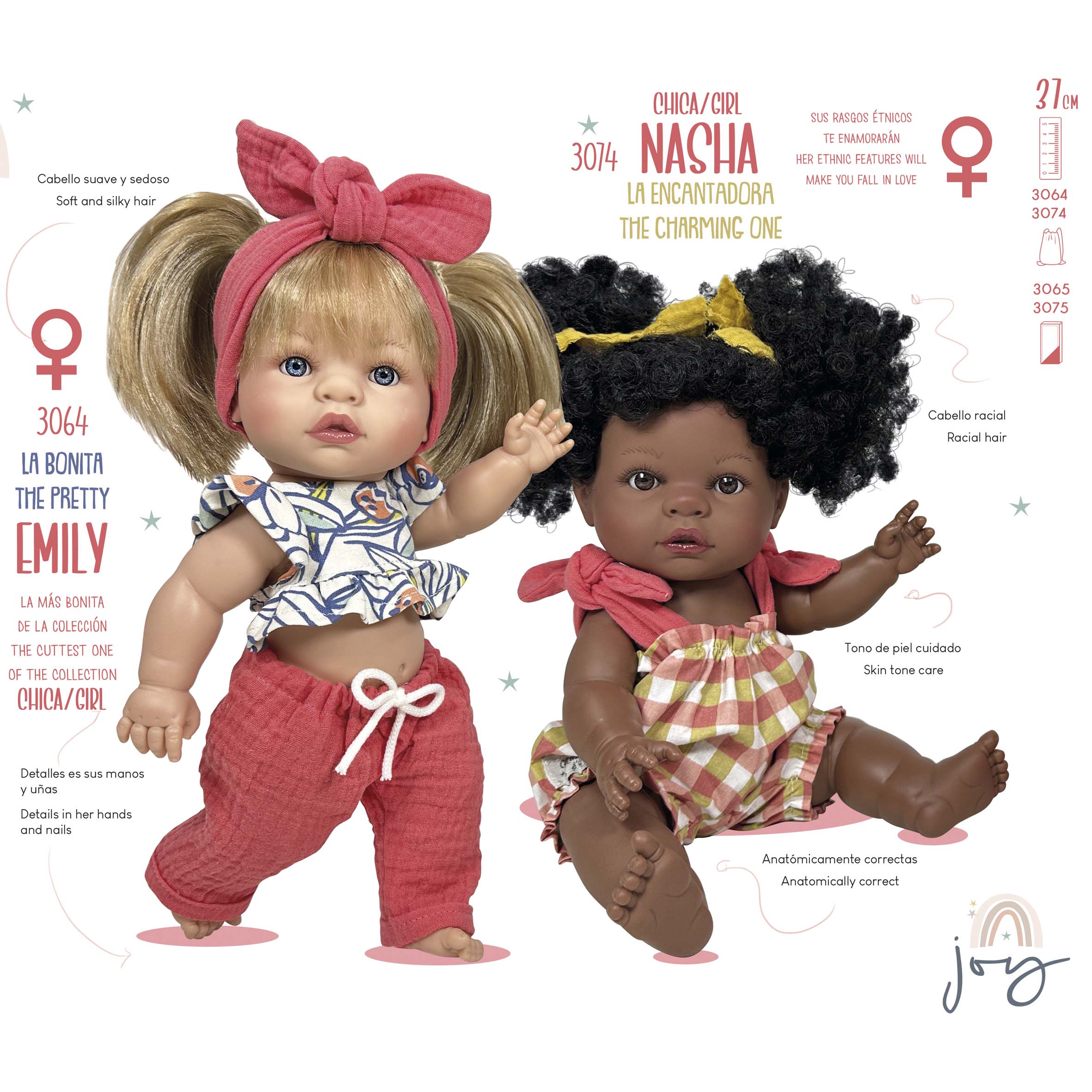 Handmade Collectible Joy Collection Nasha Baby Doll (3074) by Nines D&