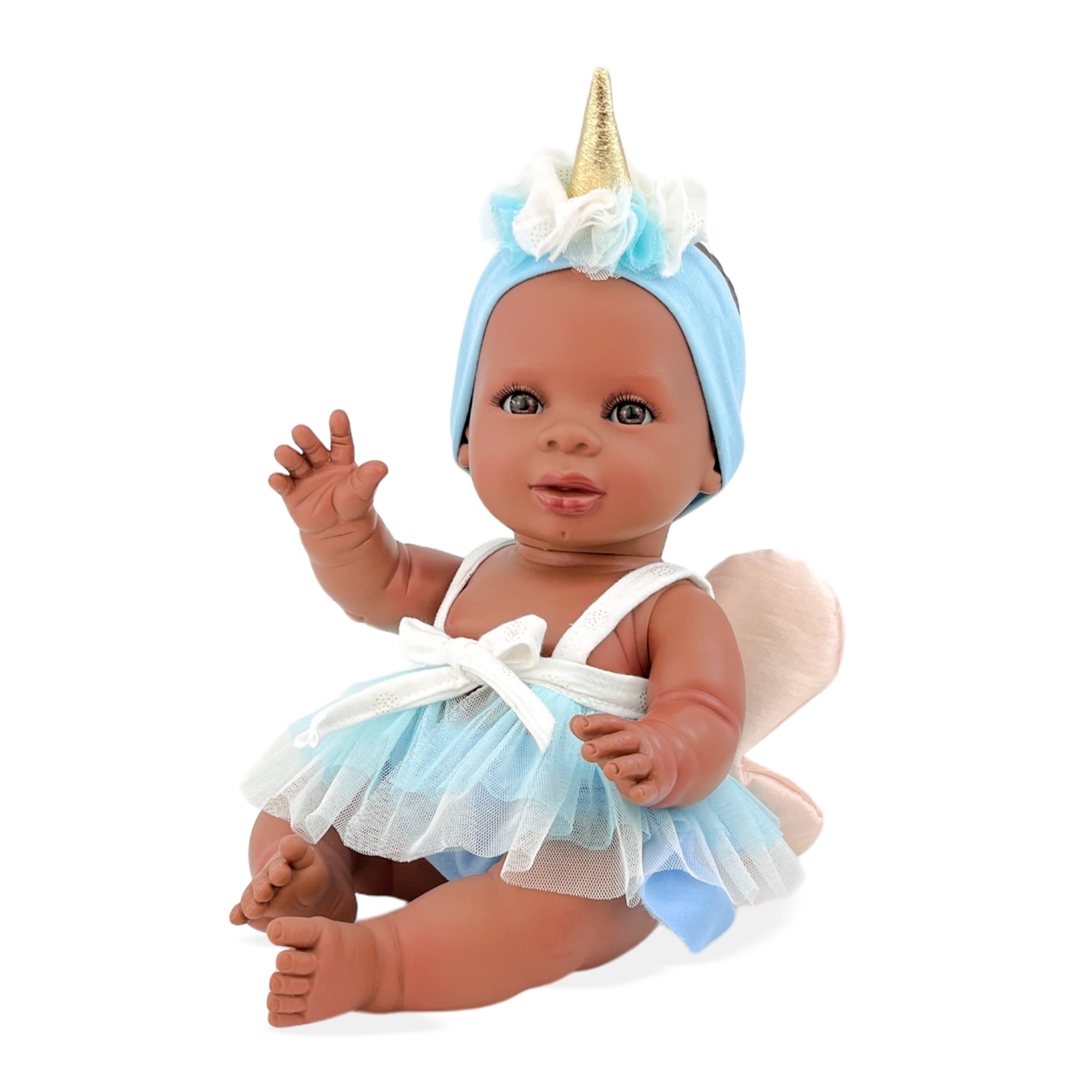 Andrea Baby Doll Unicorn African Aquamarine