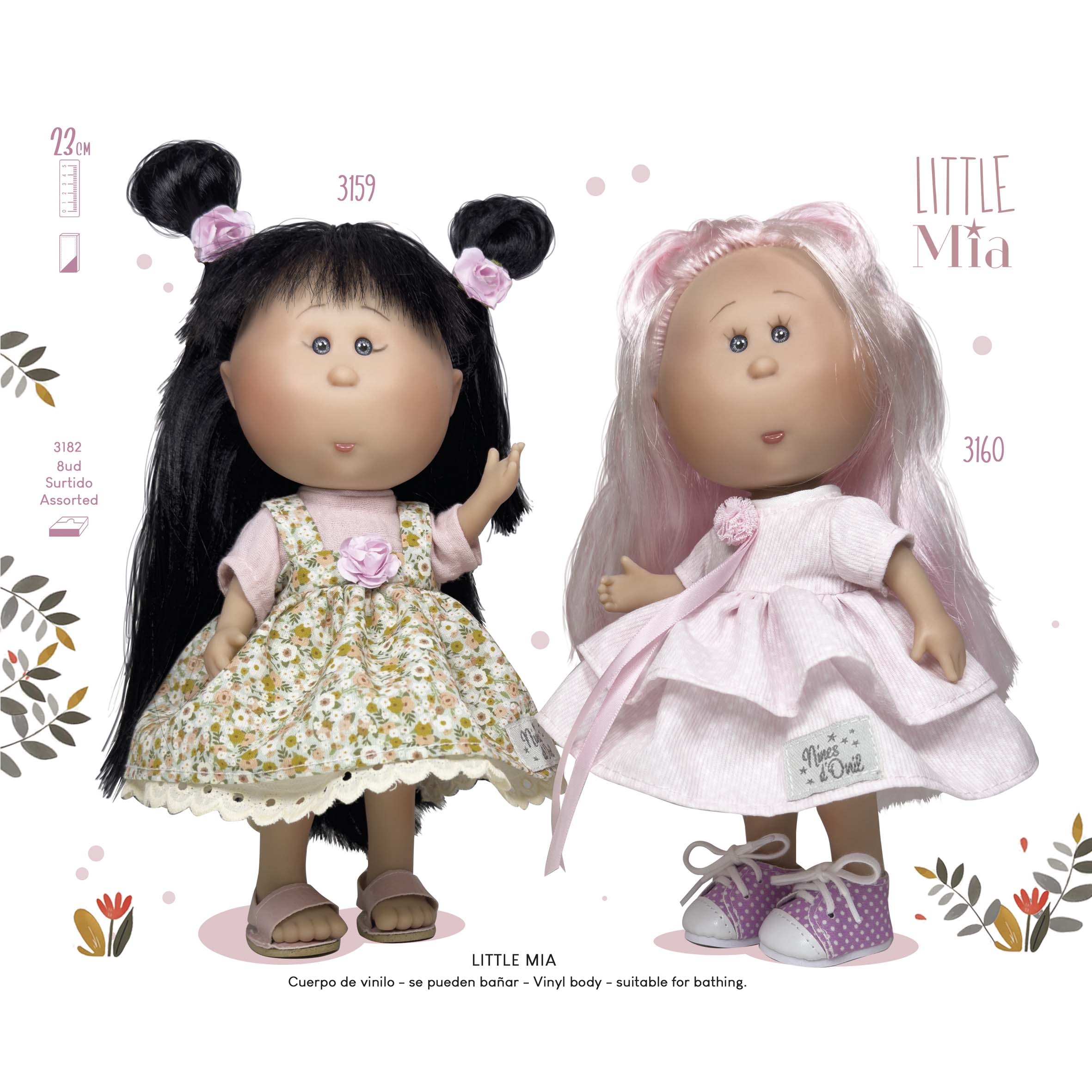 Handcrafted Collectible Little Mia Liberty Doll (3159_25) by Nines D&