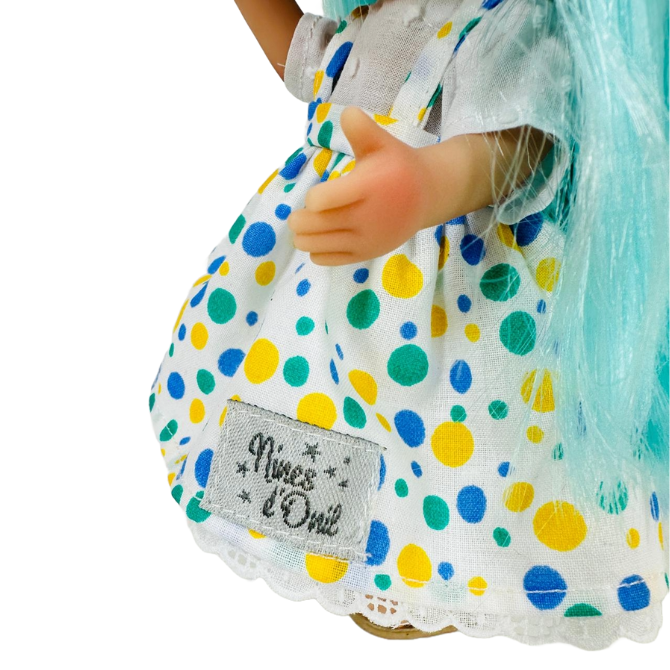 Handcrafted Collectible Little Mia Bubble Gum Doll (3180) by Nines D&