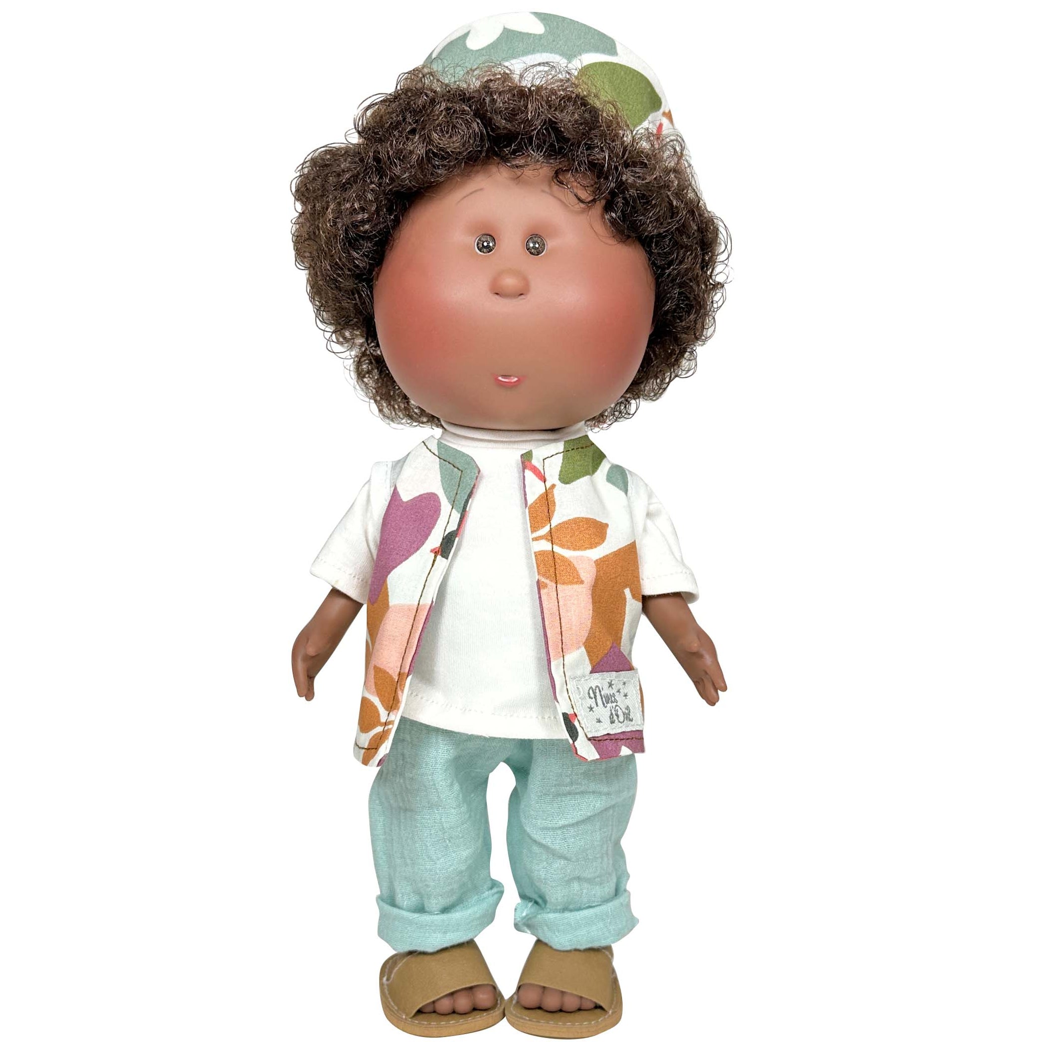 Handcrafted Collectible Mio Afro Doll by Nines D&