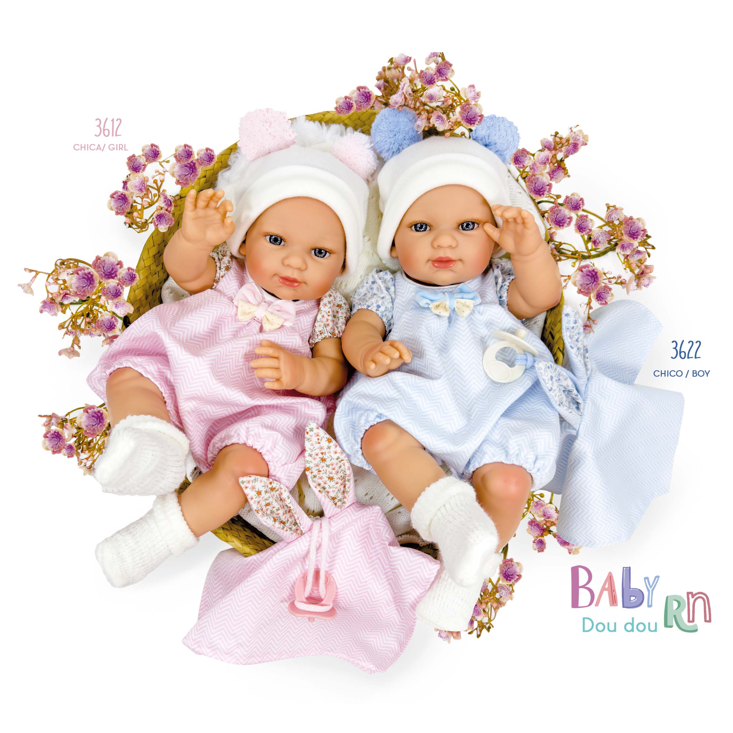Handcrafted Baby Doll Dou Dou (3622) by Nines d&
