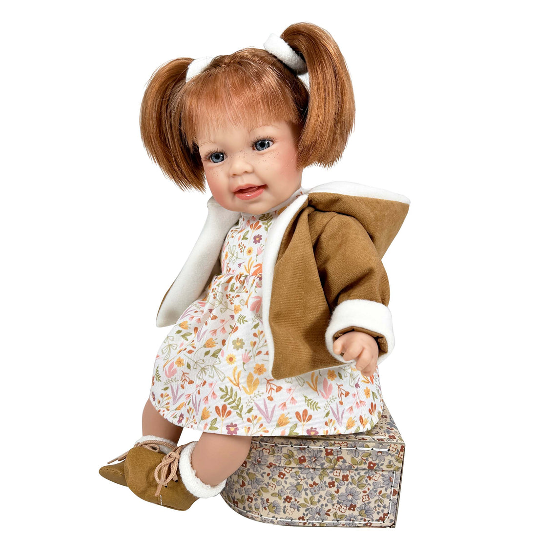 Handcrafted Little Susi Auburn Toddler Doll by Nines D&