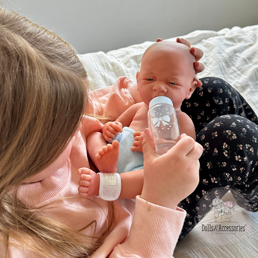 Original Handcrafted in Spain La Newborn Baby Doll "First Day" Real Boy