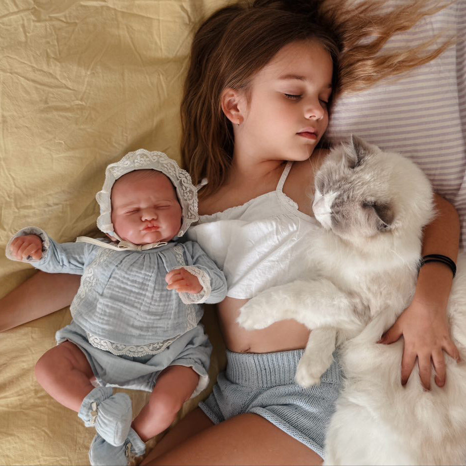 Reborn Doll | Weighted & Hand Painted Soft Vinyl | Limited Edition | Mateo | Blue