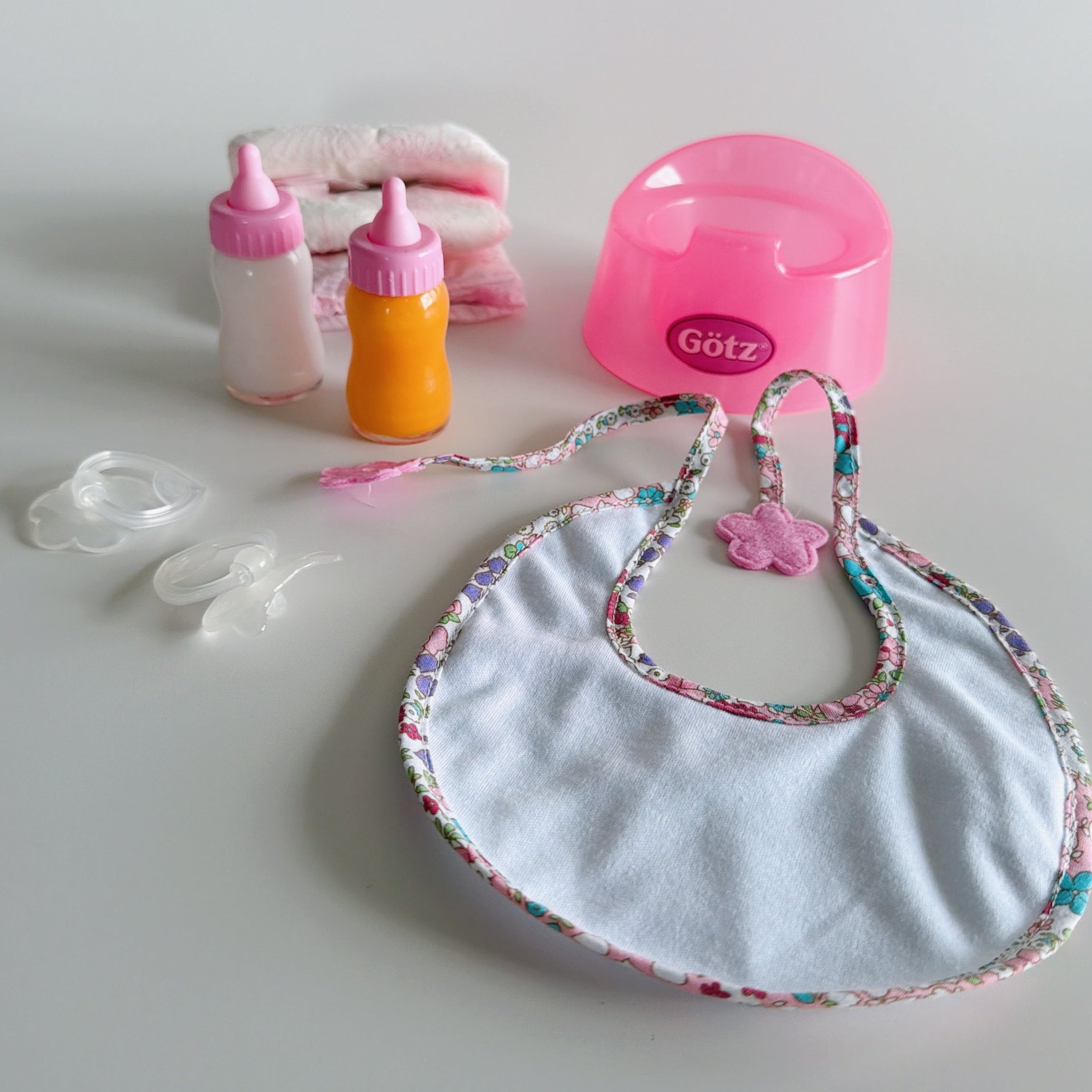 Götz Basic Care Set, Pink - 8 Pieces
