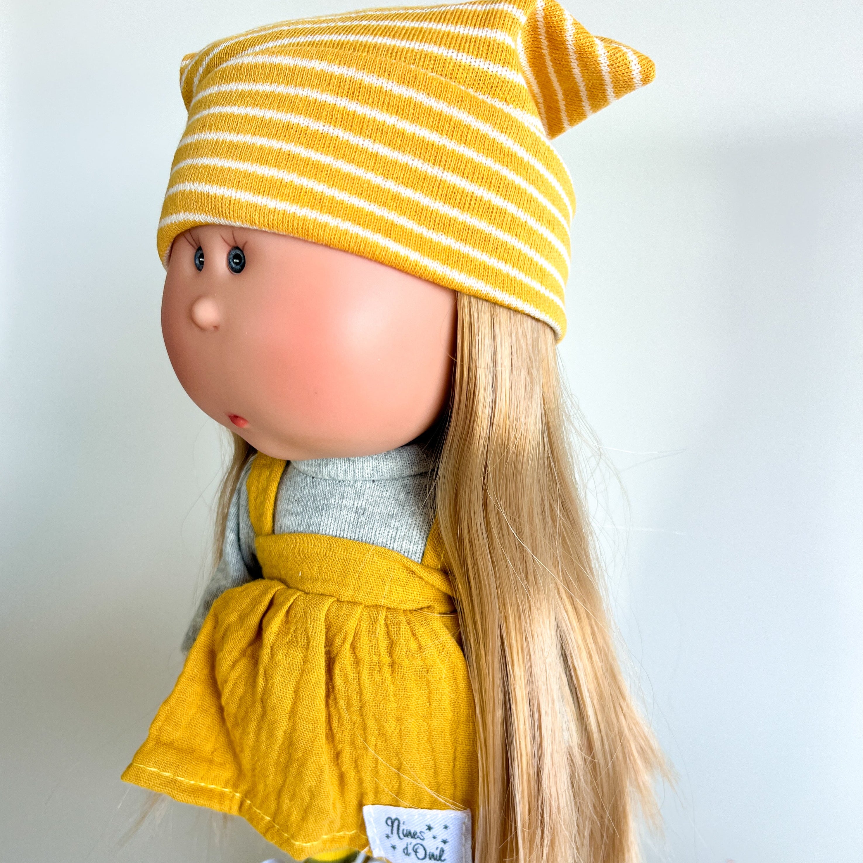Handcrafted Collectible Mia Miss Mustard Doll by Nines D&