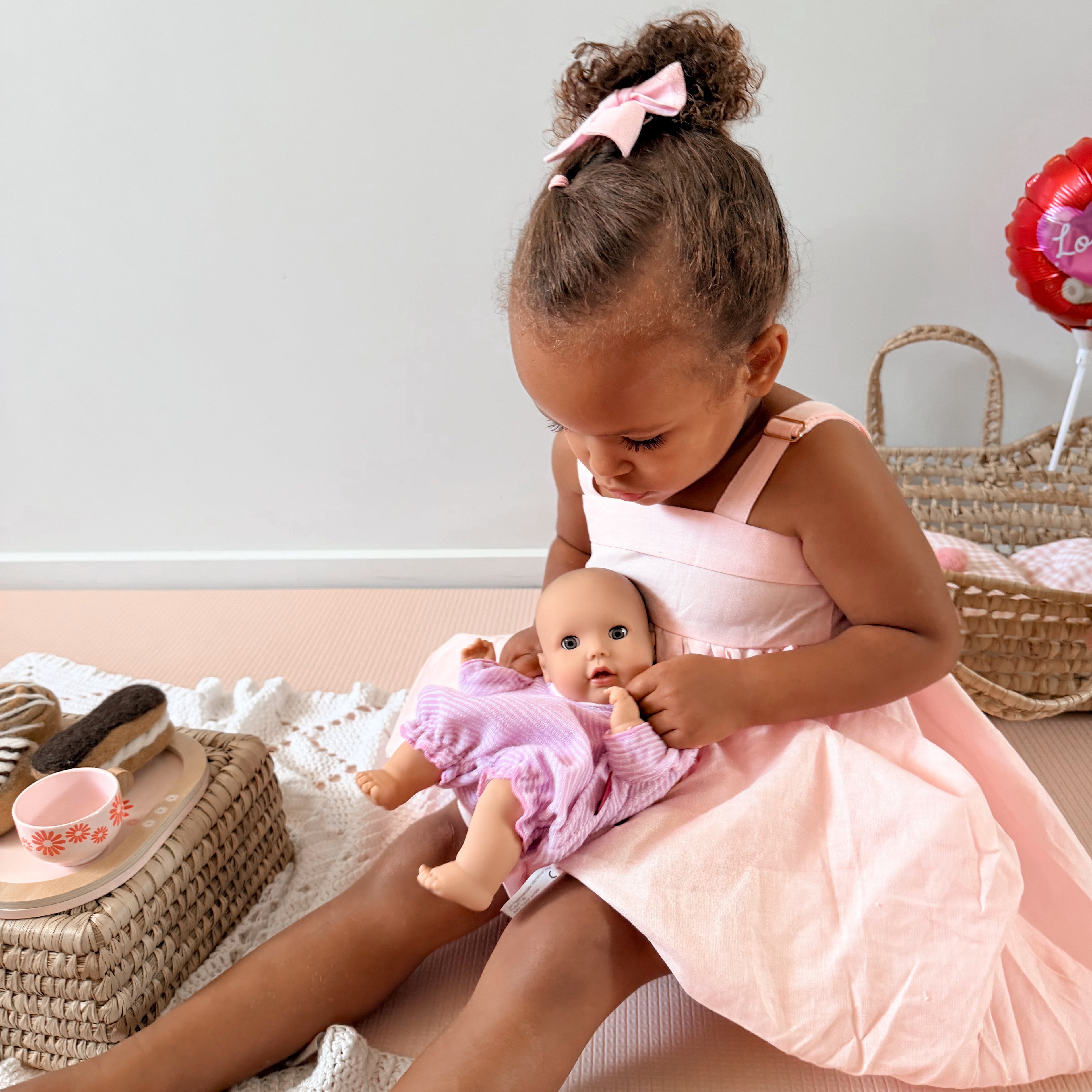 Götz Suit Stripy Balloon, Pink - Size S