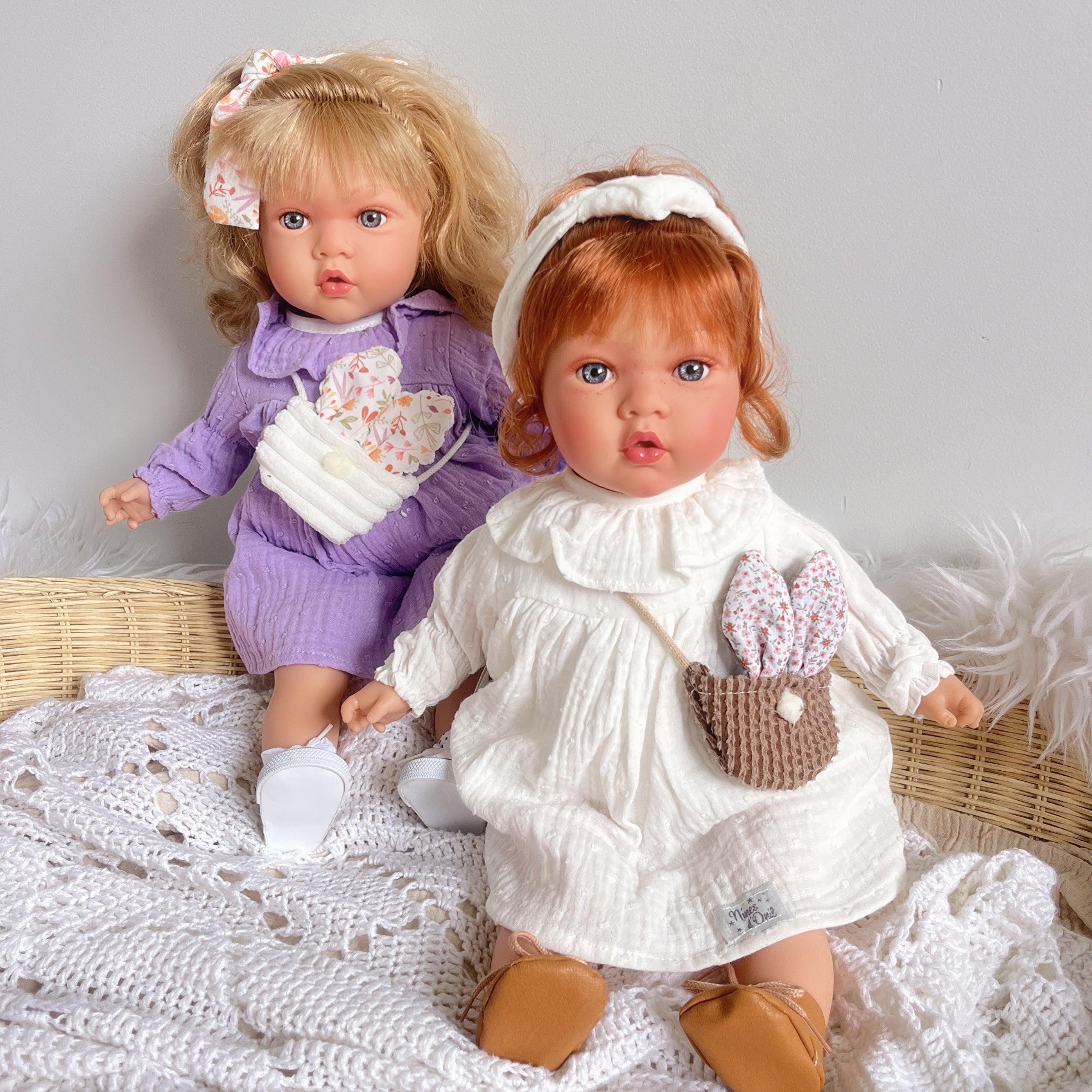 Handcrafted Susette Plumeti Blonde Toddler Doll by Nines D&