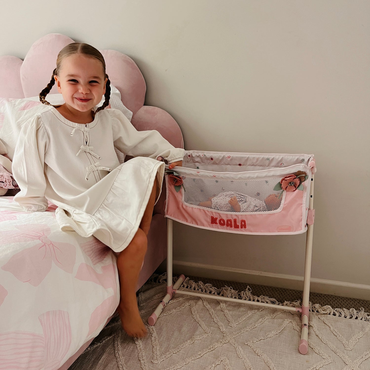 DeCuevas Toys Koala Adjustable Sleep With Me Co-Sleeper Doll Cot