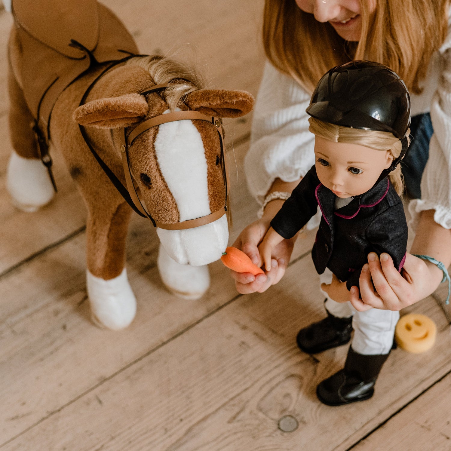 Götz Handcrafted Doll - Happy Kidz Girl Anna - Pony (Horse) Equestrian