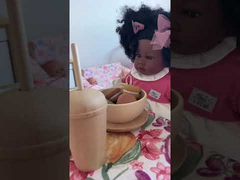 Handcrafted Alika Doll with Baby (3720) by Nines d&