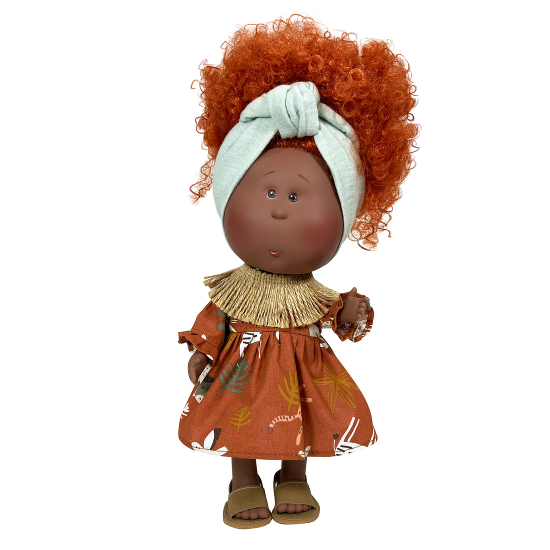 Handcrafted Collectible Mia African Doll (1116) by Nines D&