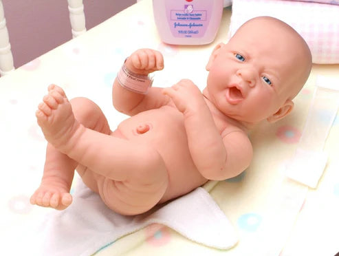Original Handcrafted in Spain La Newborn Baby Doll &quot;First Yawn&quot; Real Girl