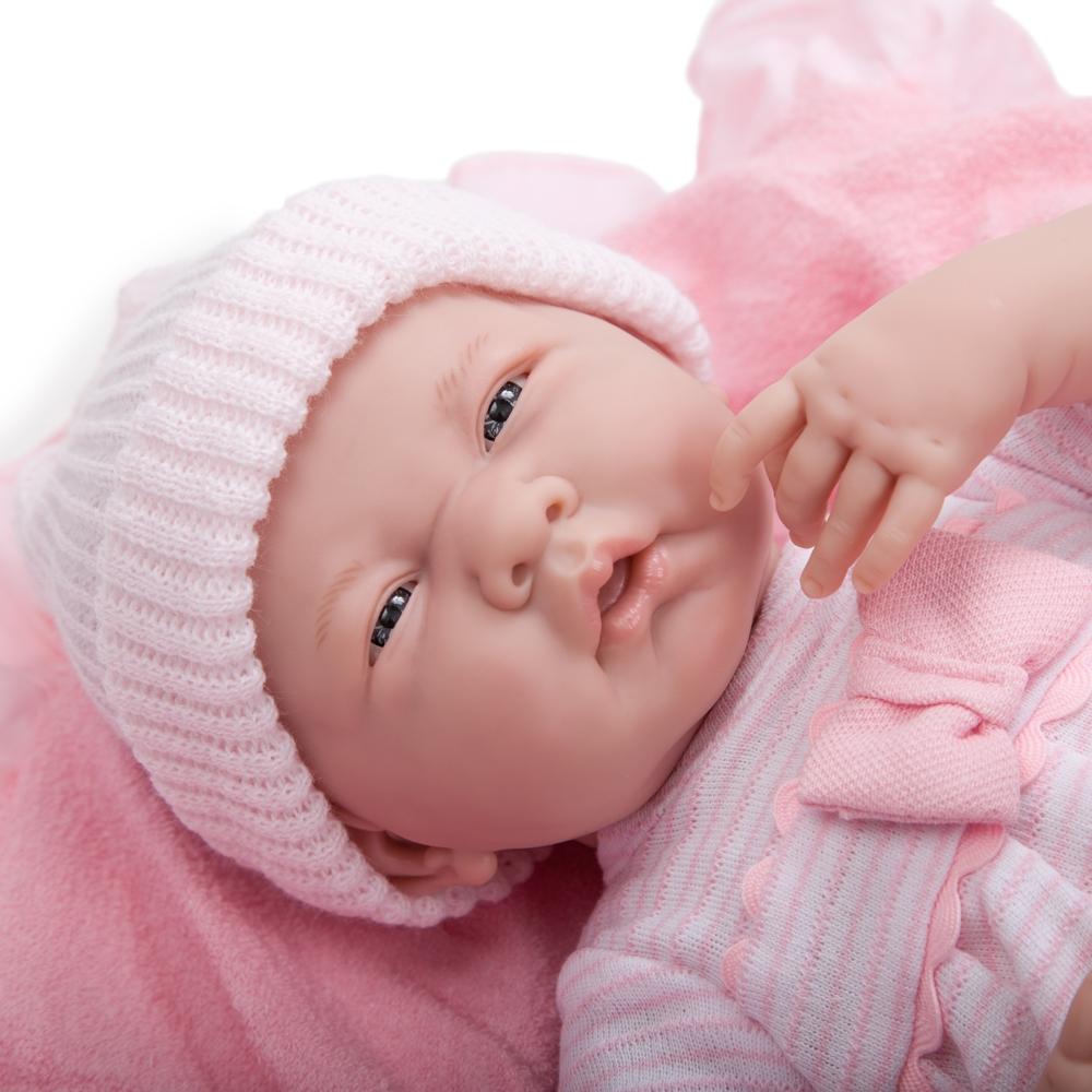 Soft Body La Newborn in Pink Bunting and Accessories - Dolls and Accessories