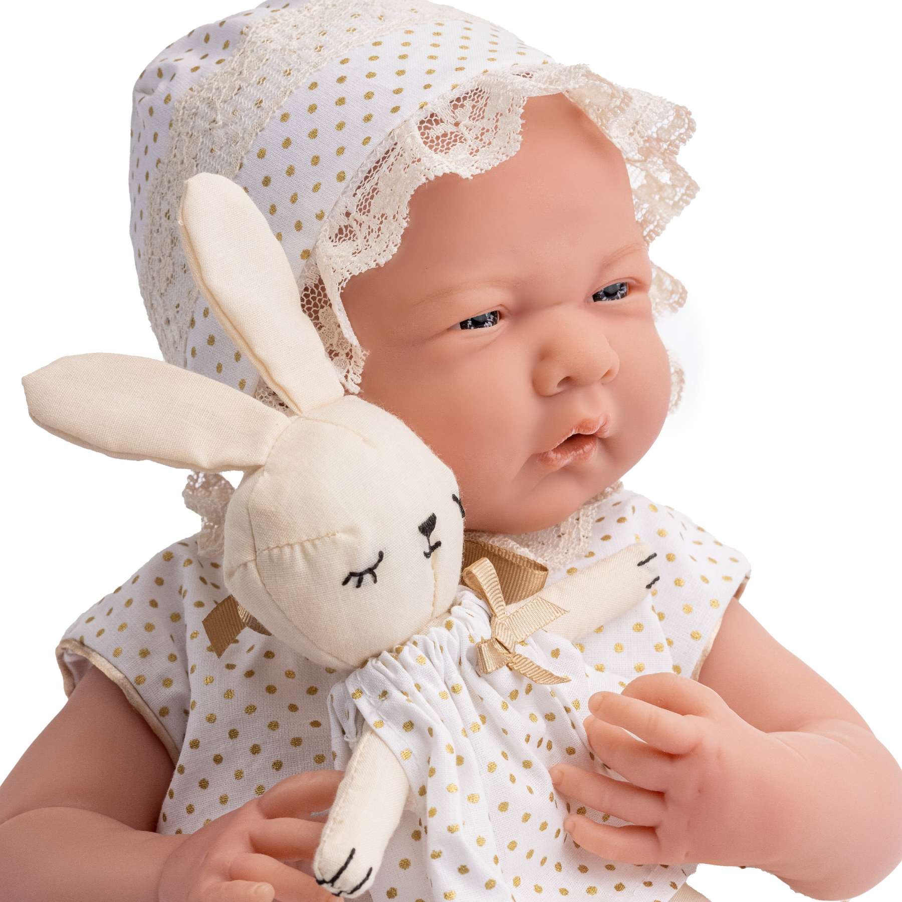 La Newborn Soft Body Baby Doll in Deluxe Royal Outfit with Accessories Dolls and Accessories