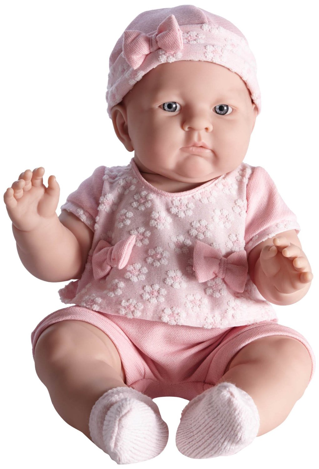 All-Vinyl Baby Doll. Pink 3 piece outfit. REAL GIRL!