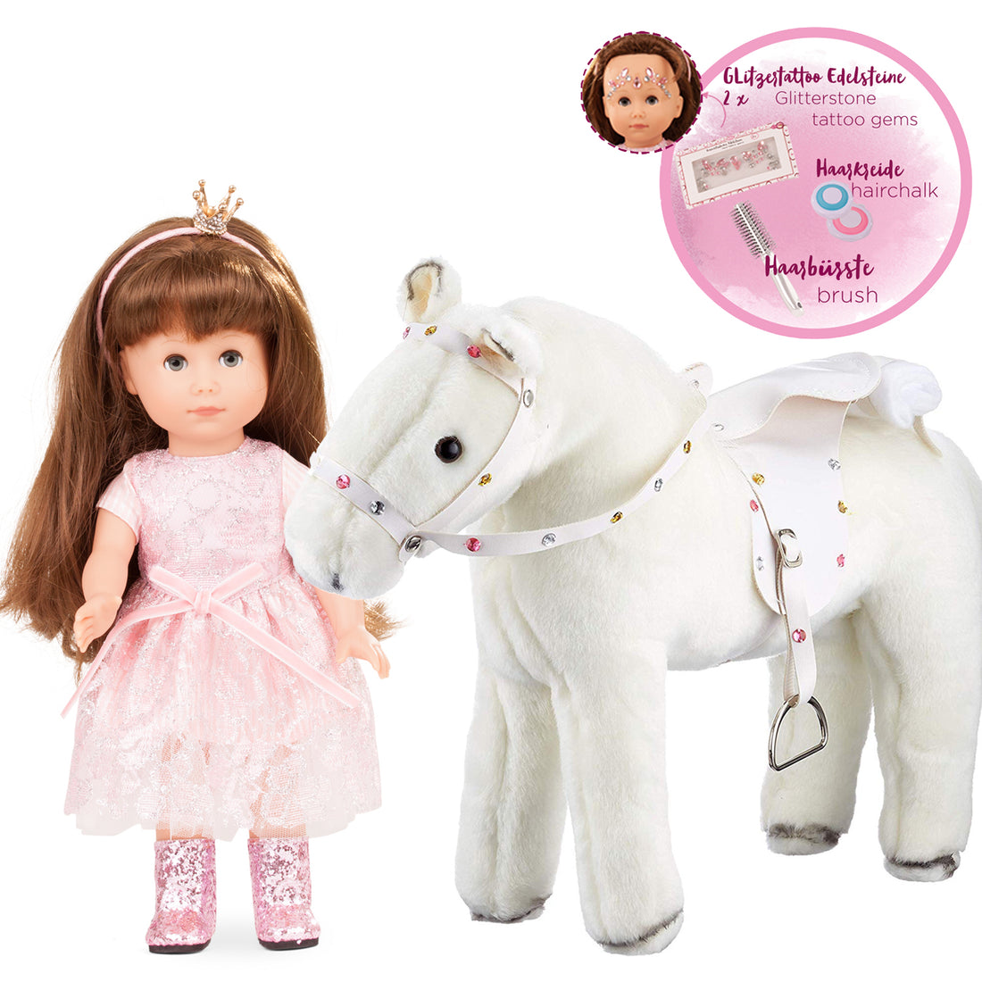 Riding fun with White Lightning - Dolls and Accessories