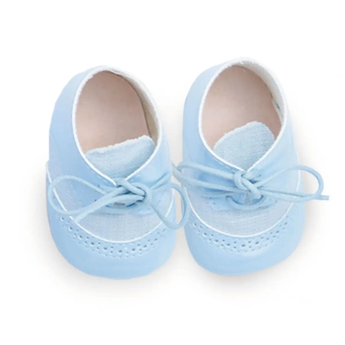 Doll Shoes Newborn Pastel Blue