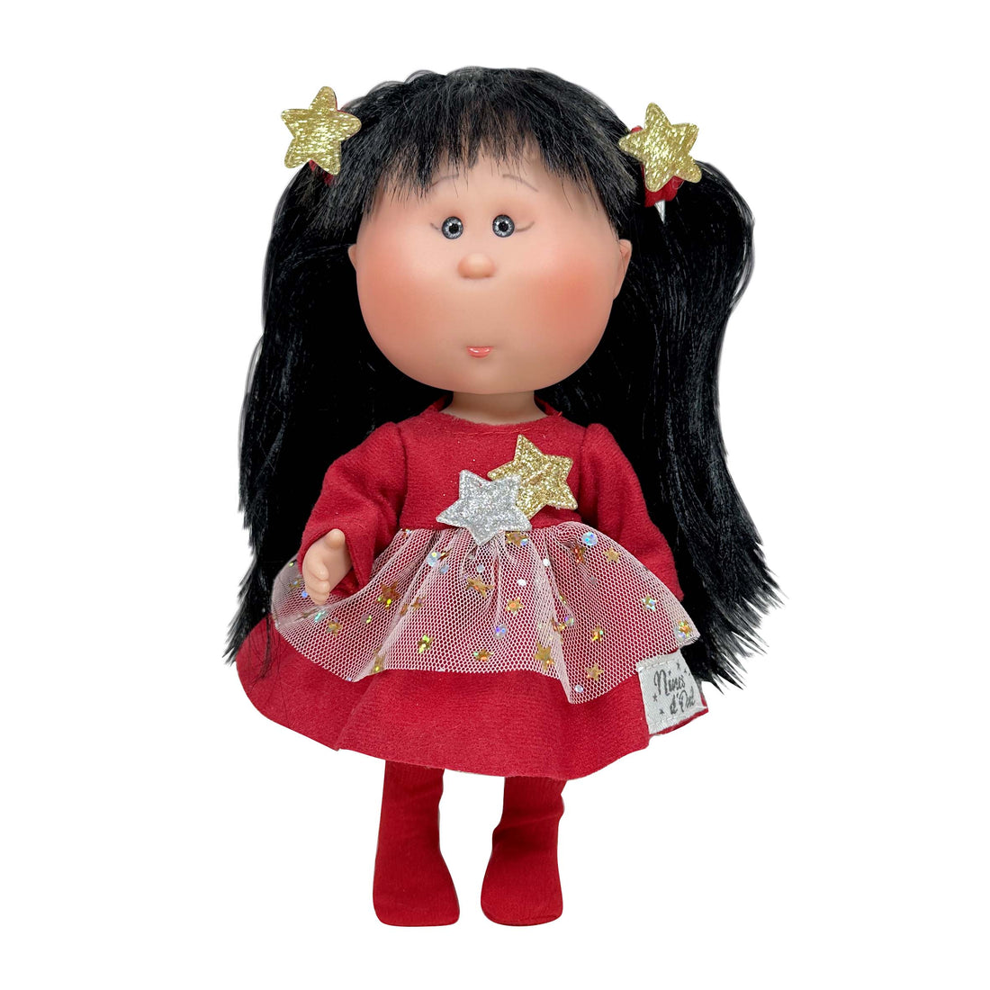 Handcrafted Collectible Little Mia Christmas Star Doll (3184_5) by Nines D&