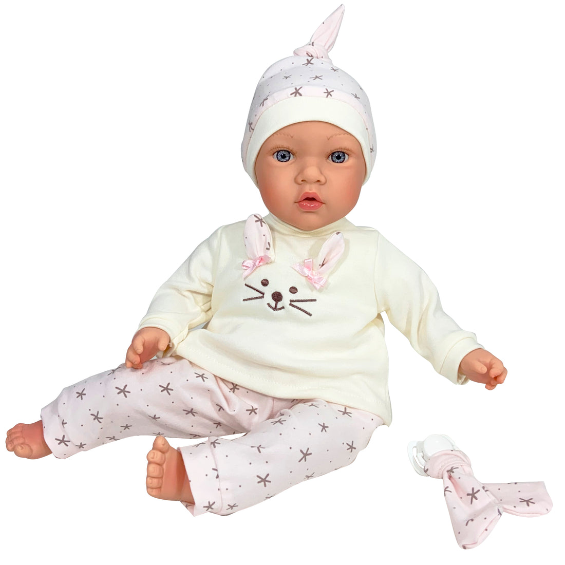 Handcrafted Little Susette Pink Baby Doll by Nines D&
