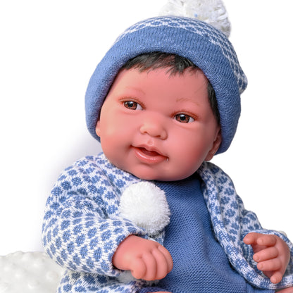 Reborn Doll Pipo With Pompoms by Antonio Juan