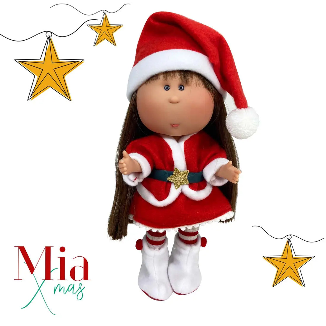 Handcrafted Collectible Mia Christmas (Mama Noel) Doll - by Nines D&