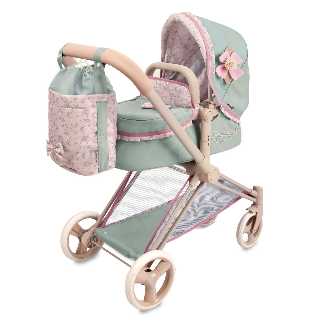 DeCuevas Toys Provence 3 in 1 Doll Pram