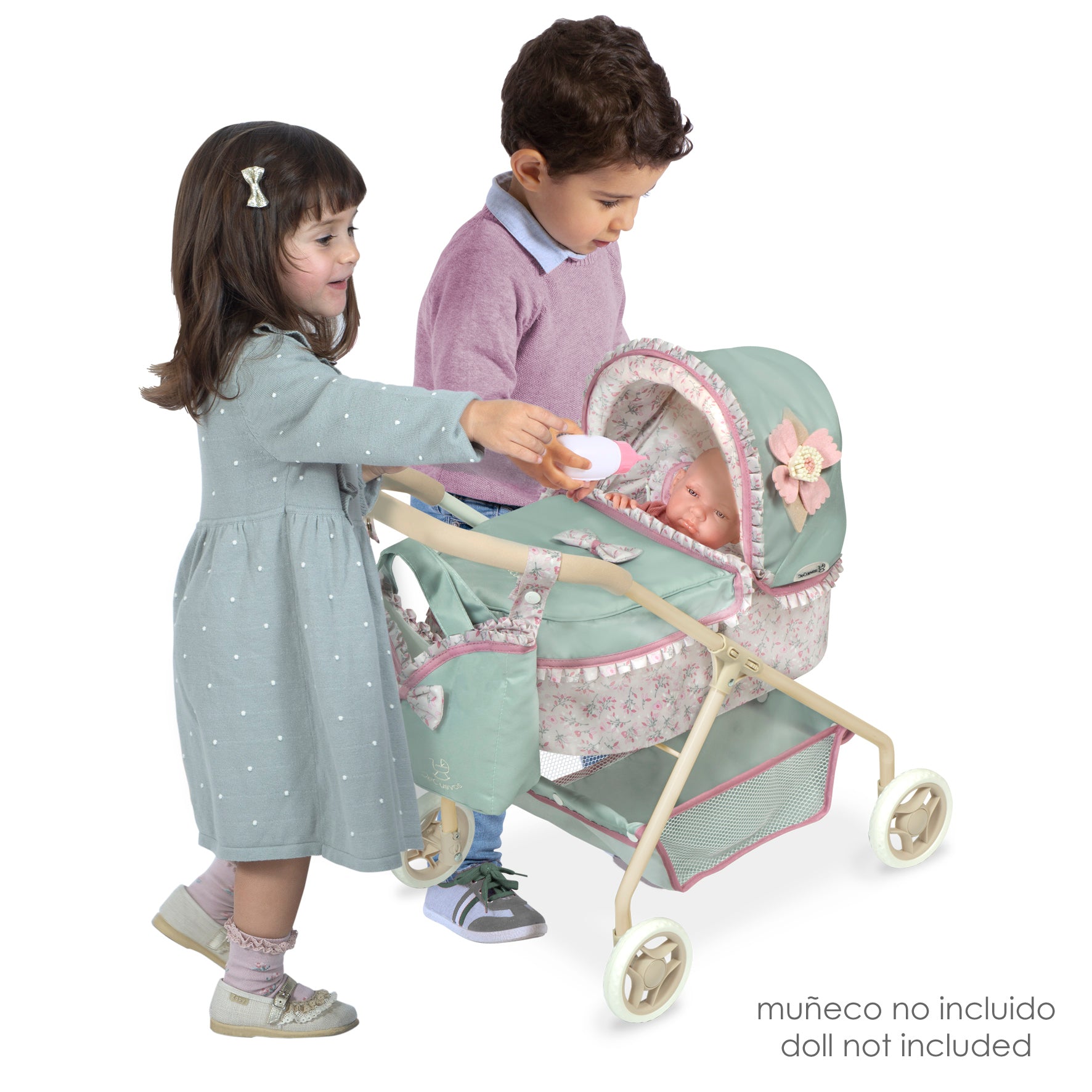 First doll and pram on sale