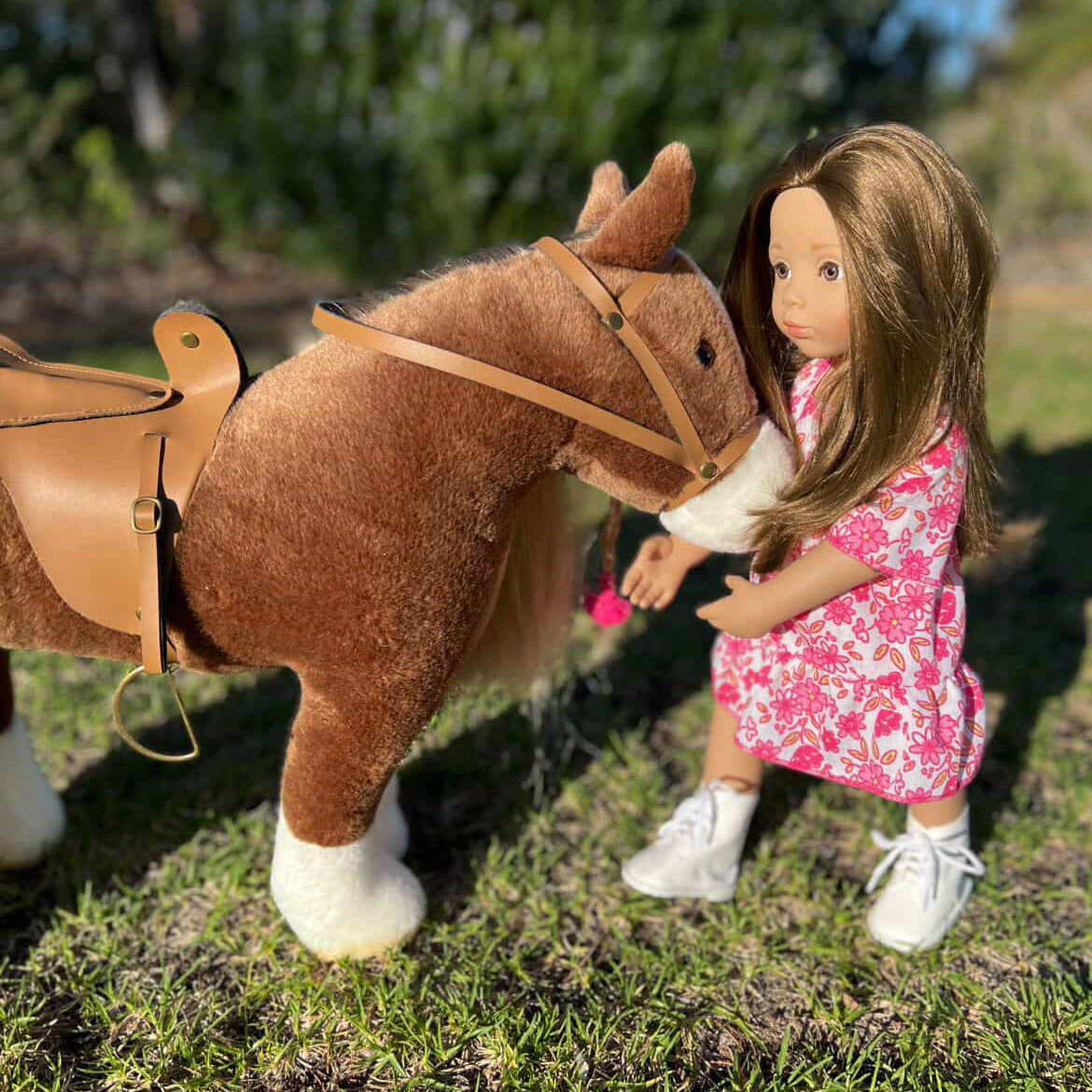 Götz Girl Doll Accessory - Pony (Horse) Brown Beauty
