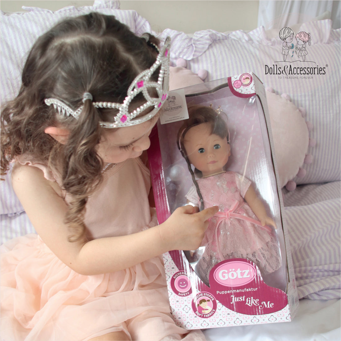 Götz Just Like Me Girl Doll Chloe - Princess
