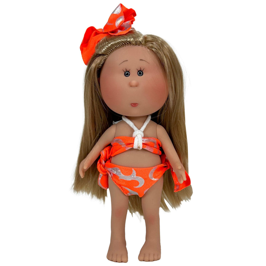 Handcrafted Collectible Little Mia Beach Babe Summer Doll (2253) by Nines D&