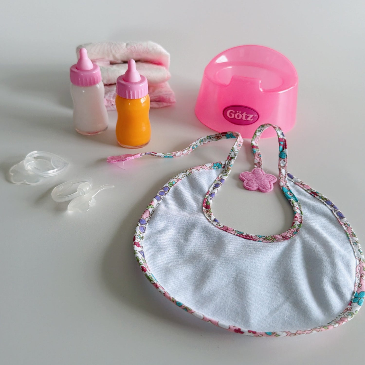 Götz Basic Care Set, Pink - 8 Pieces