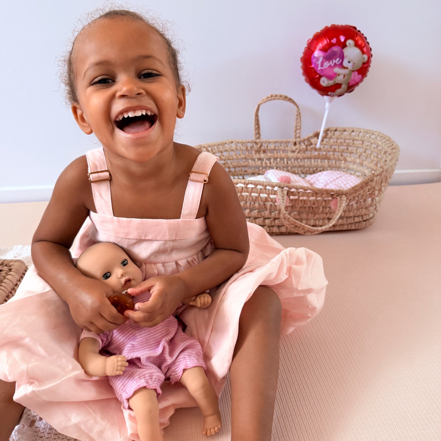 Götz Suit Stripy Balloon, Pink - Size S