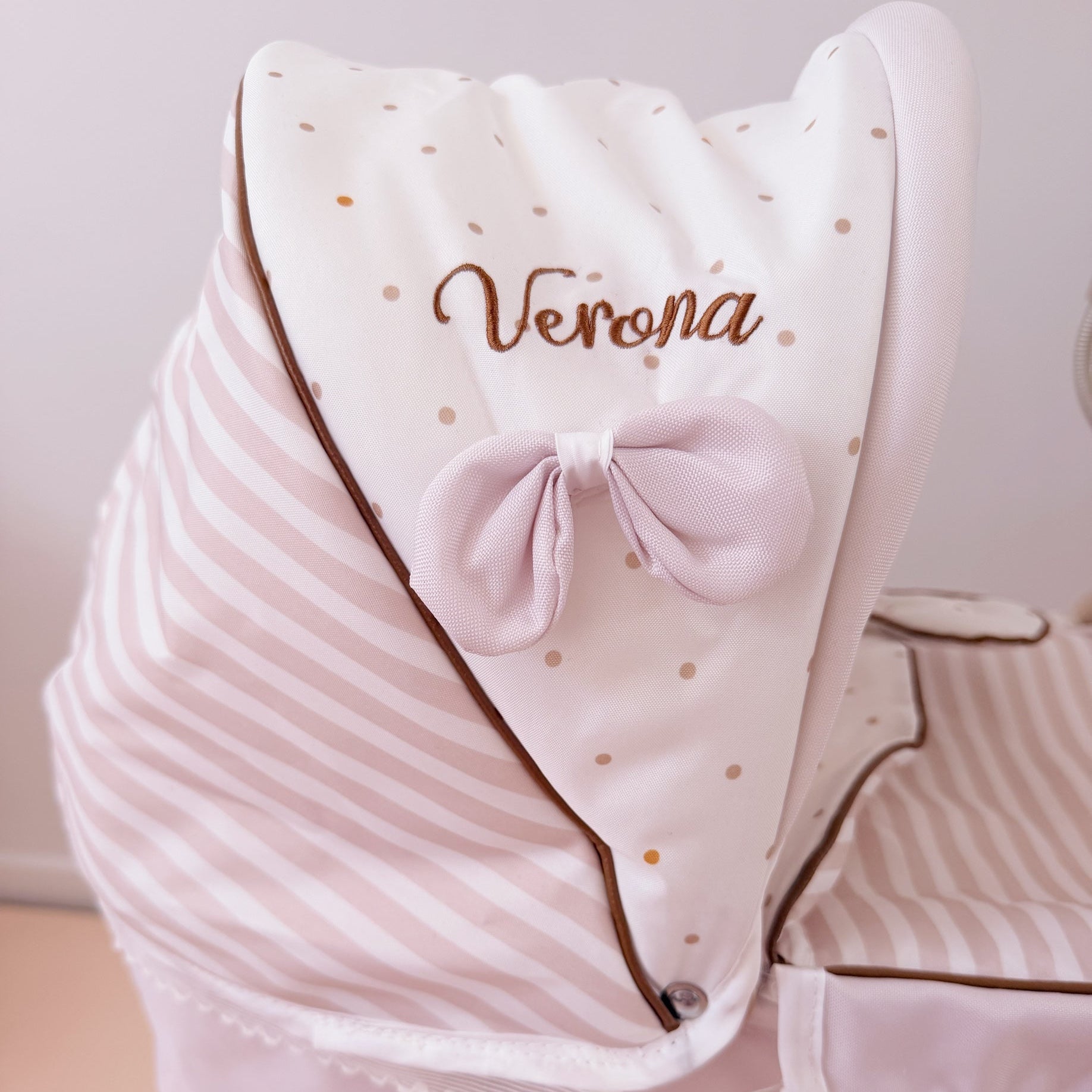 DeCuevas Toys Verona Folding Doll Pram with Parasol