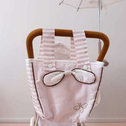 DeCuevas Toys Verona Folding Doll Pram with Parasol