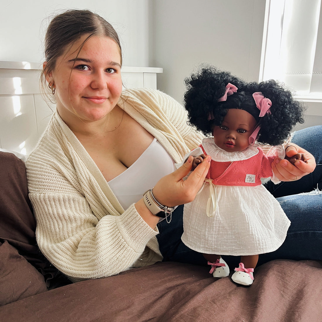 Handcrafted Addis African Dancer Toddler Doll by Nines D&