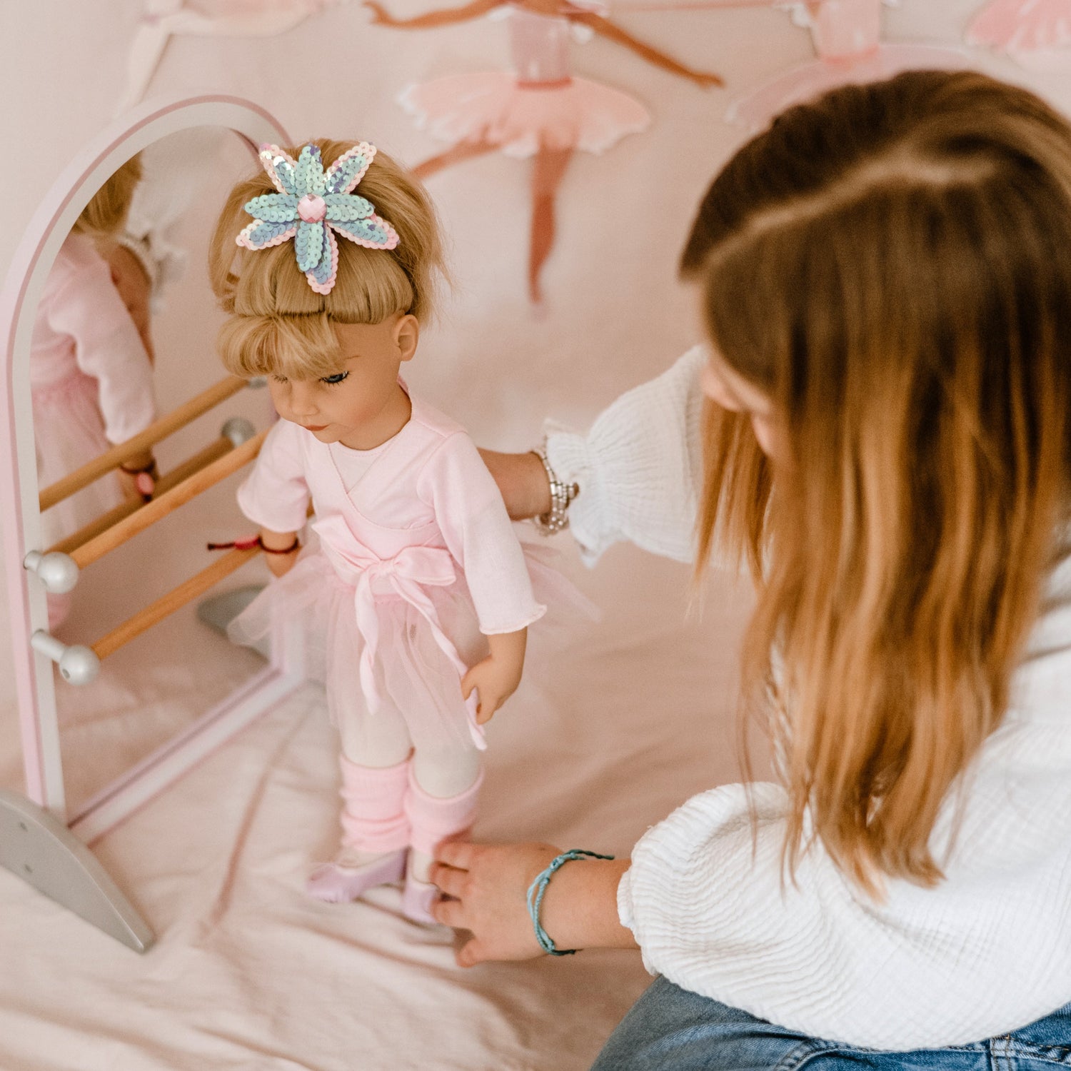 Götz Handcrafted Doll - Girl Hannah-Lea - At the Ballet