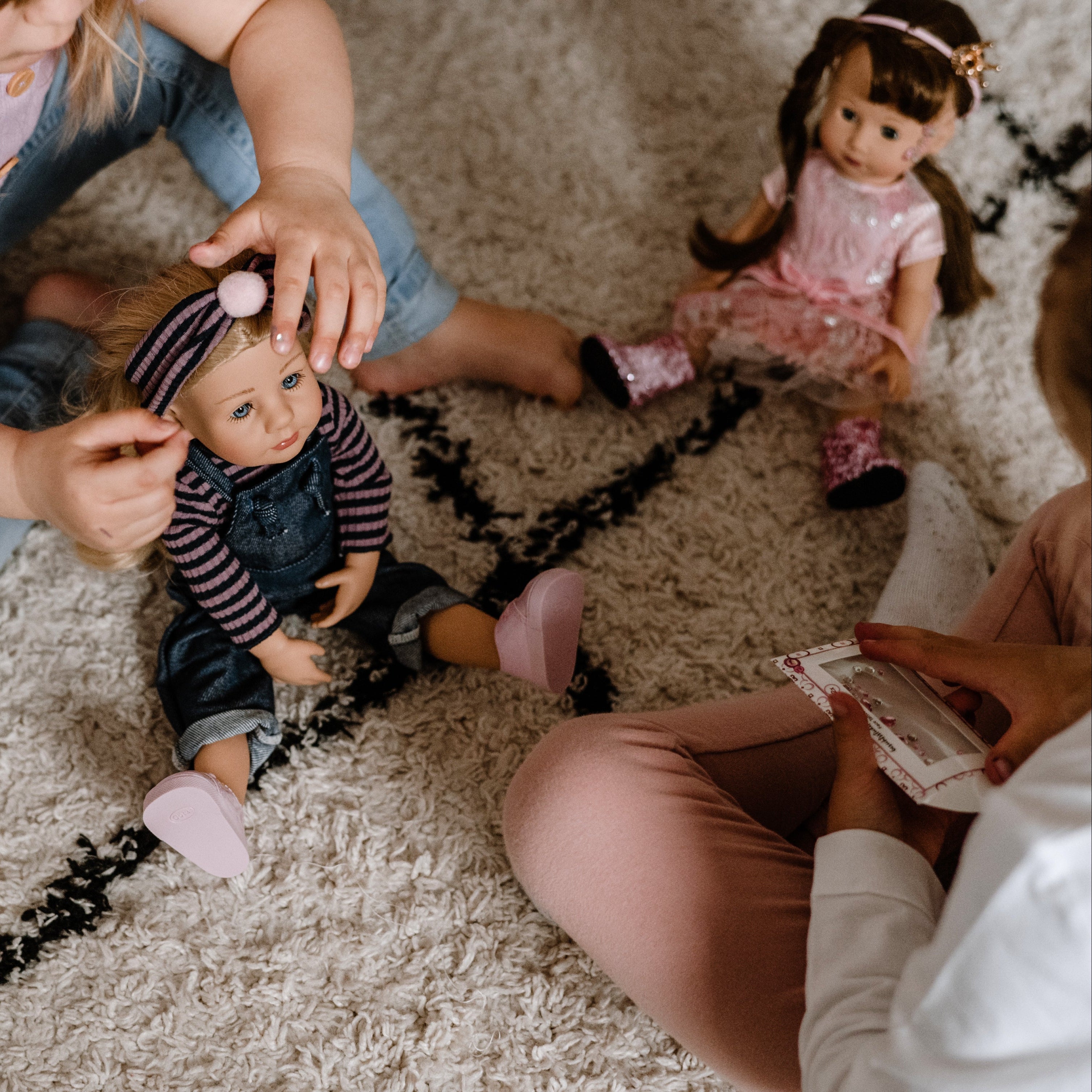 Götz Handcrafted Doll - Little Kidz Girl Grete in pink