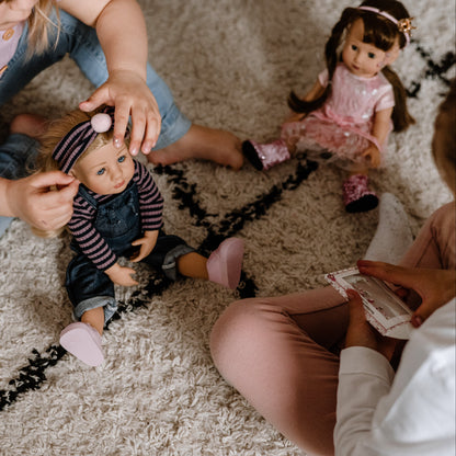 Götz Handcrafted Doll - Little Kidz Girl Grete in pink