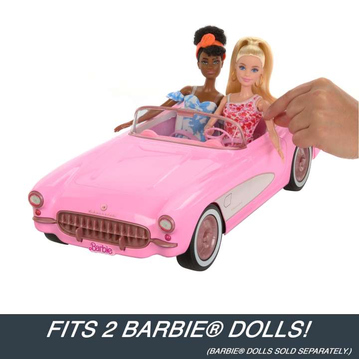Barbie the Movie Corvette, Remote Control Corvette From Barbie the Movie - Dolls and Accessories