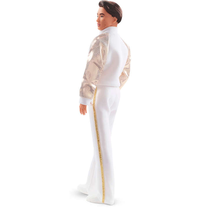 Barbie the Movie Collectible Ken Doll In White And Gold Tracksuit