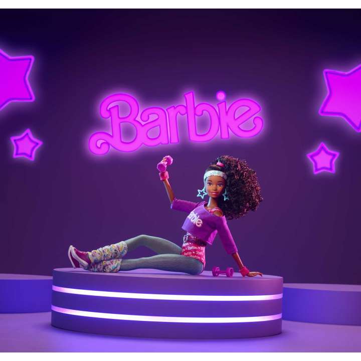 Barbie Signature Rewind Working Out Doll - Dolls and Accessories